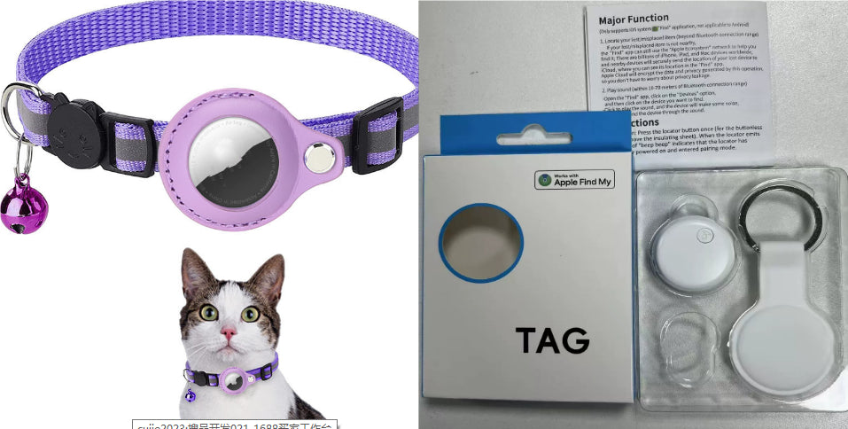 Coleira refletora para gatos com suporte para AirTag – foto 16