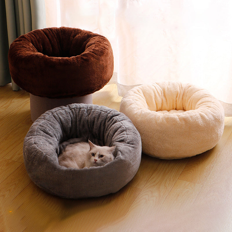 Cama calmante redonda (donut) – foto 5