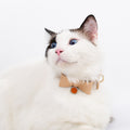 Coleira de Couro de Luxo para Gato