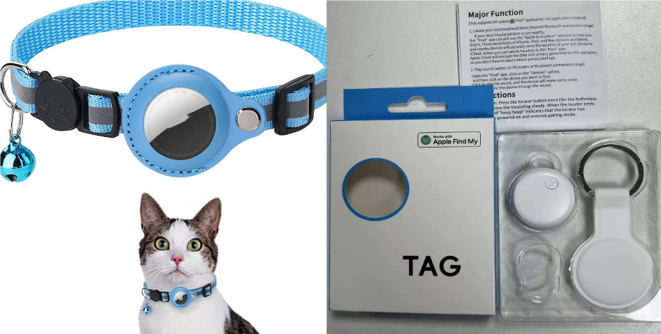Coleira refletora para gatos com suporte para AirTag – foto 18