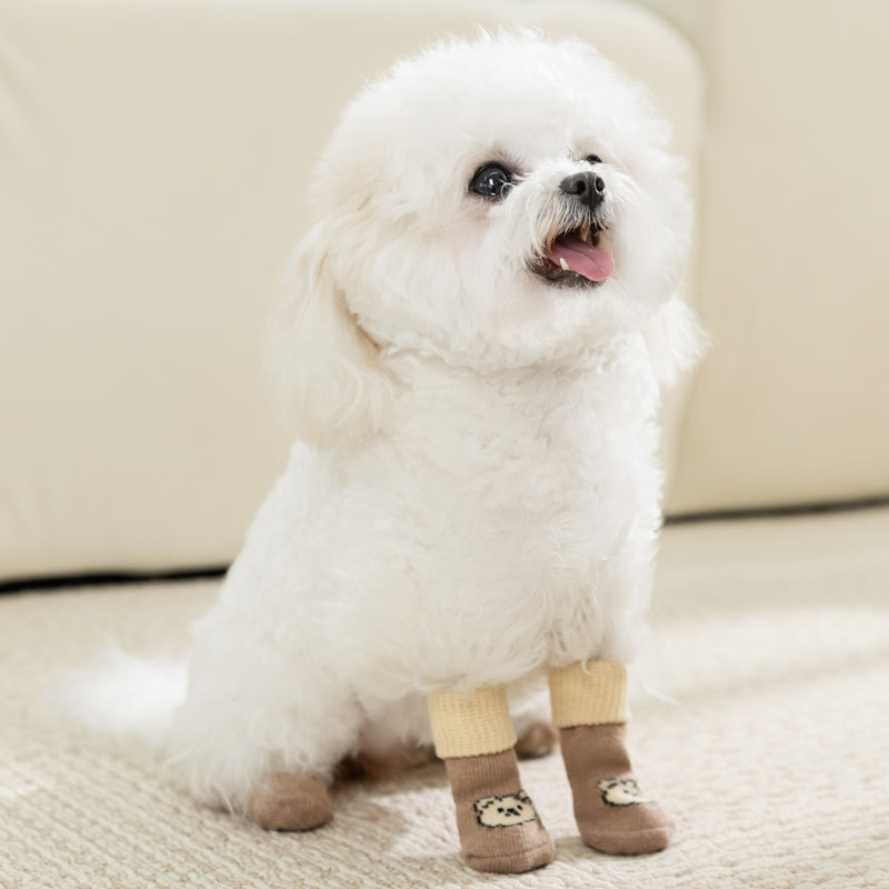 Meias Antiderrapantes para Cão (4 unidades)