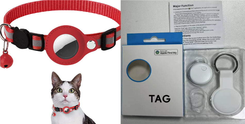 Coleira refletora para gatos com suporte para AirTag – foto 17