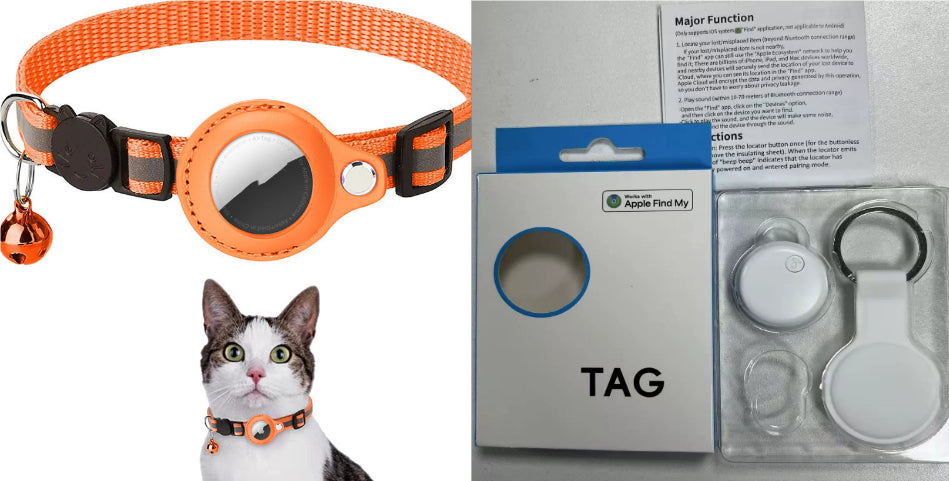 Coleira refletora para gatos com suporte para AirTag – foto 14